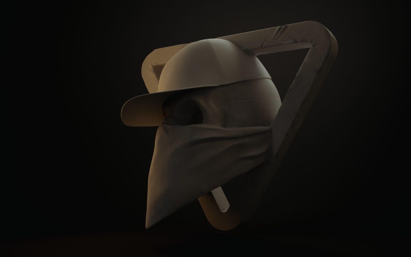 Skull 3D print mask 3D print model_2