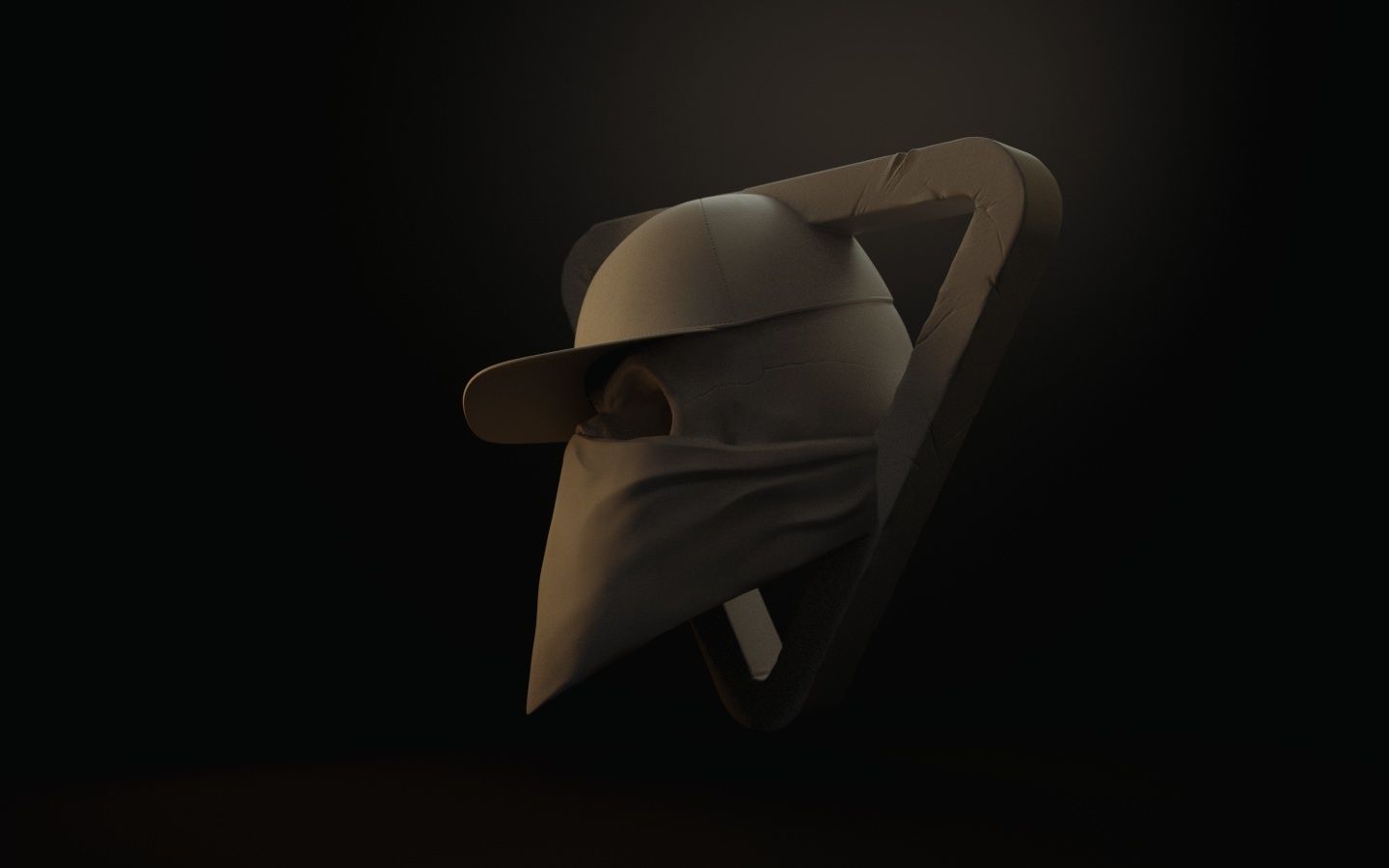 Skull 3D print mask 3D print model_4