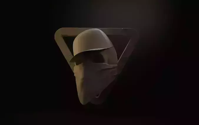 Skull 3D print mask 3D print model