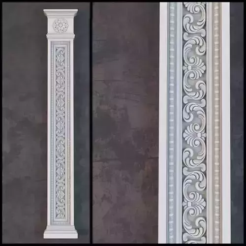 CLASSIC DECORATION column  Free 3D model