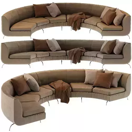 Modern Sofa Dubuffet Minotti
