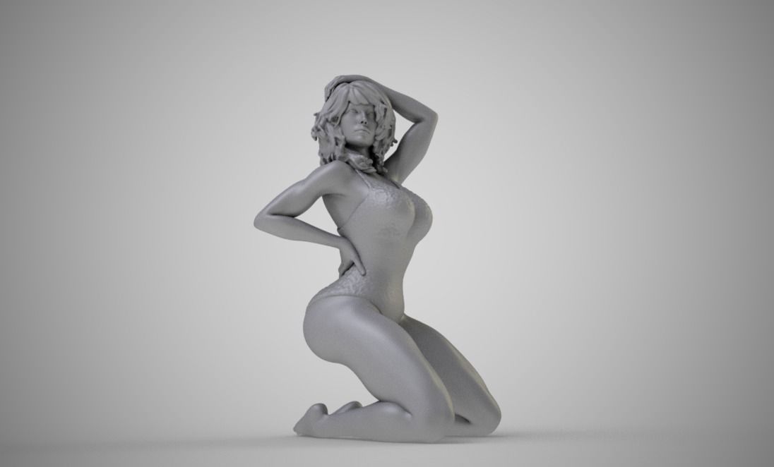 Fascinating Woman 3D print model_3