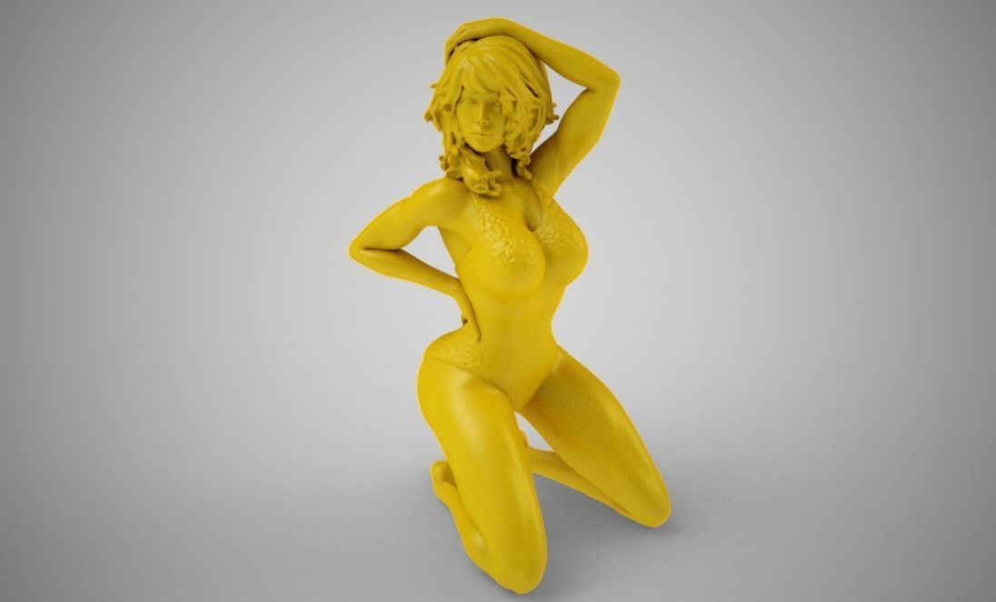 Fascinating Woman 3D print model_6
