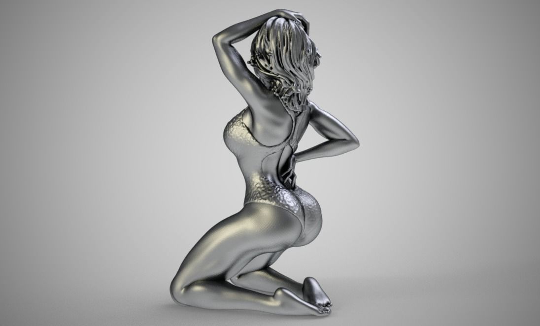 Fascinating Woman 3D print model_5
