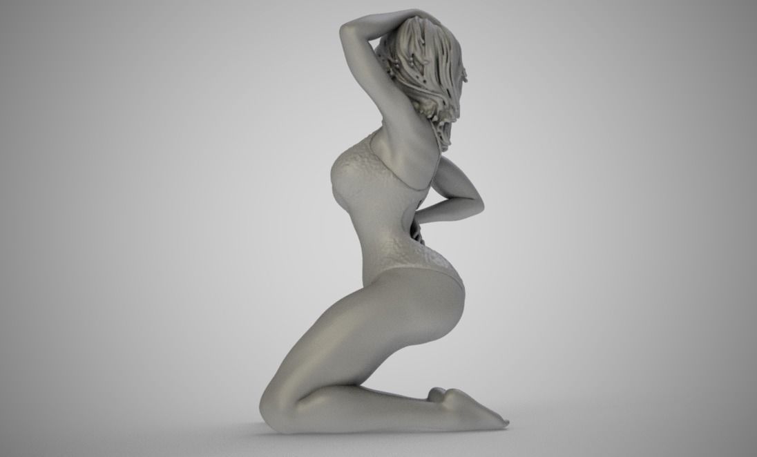 Fascinating Woman 3D print model_2