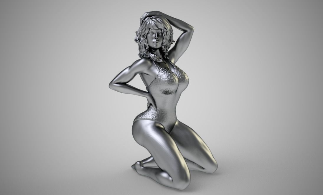 Fascinating Woman 3D print model_4
