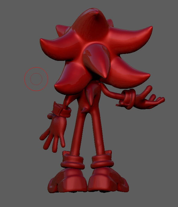 Shadow the Hedgehog 3D print model_3