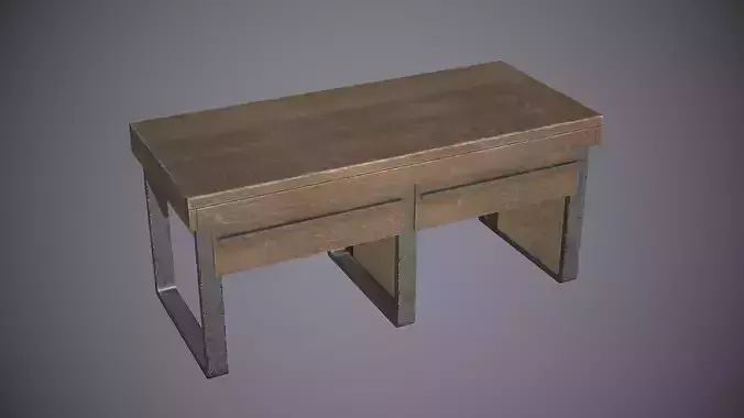 Crafting Table Low-poly 3D model