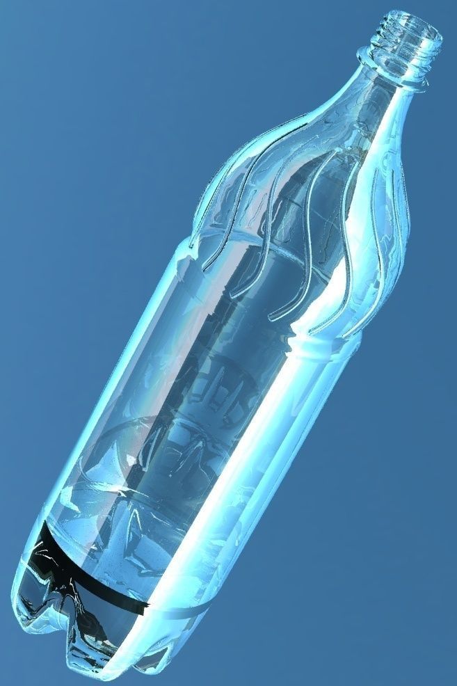 PET-bottle for soft-drinks Free 3D model_6