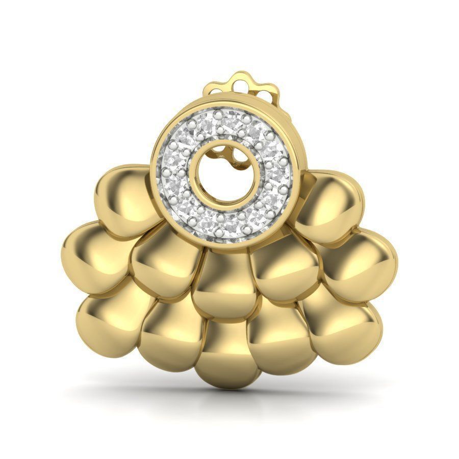 Women earrings 3dm render detail 3D print model 3D print model_2