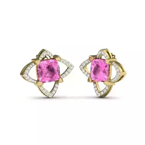 Women star earrings 3dm render detail 3D print model