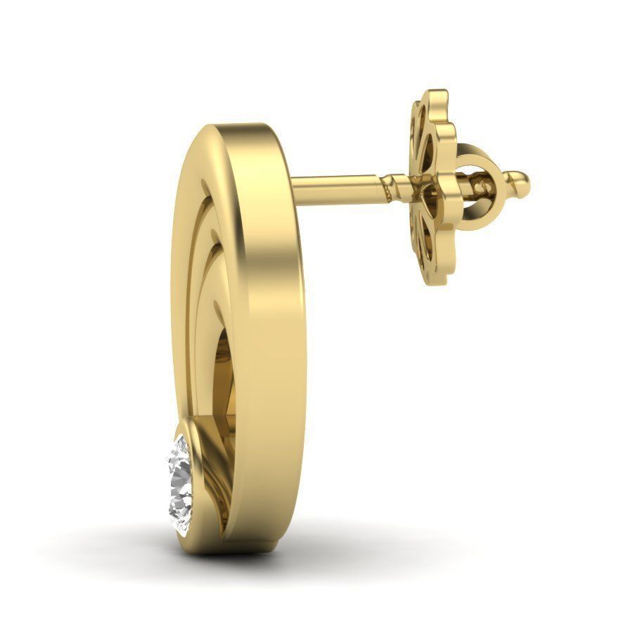 Women earrings 3dm render detail 3D print model 3D print model_3