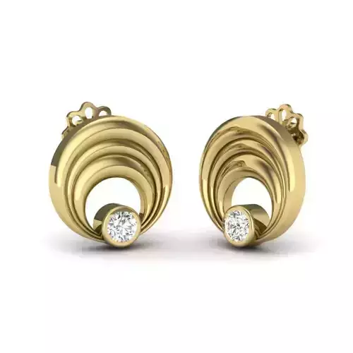 Women earrings 3dm render detail 3D print model