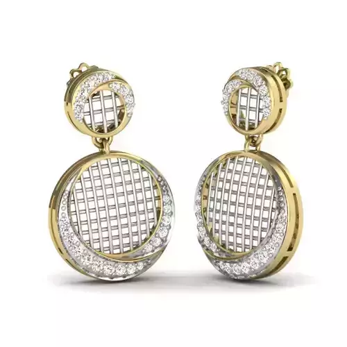 Women earrings 3dm render detail 3D print model