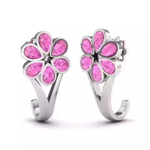 Women earrings 3dm render detail 3D print model