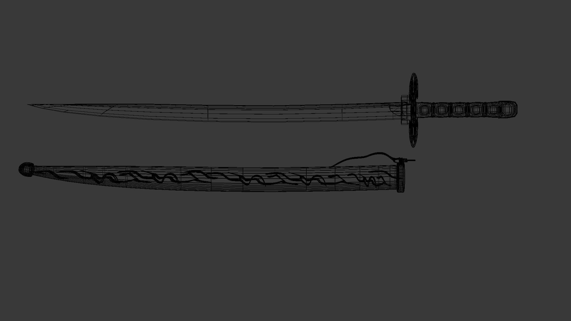 katana of legends-Adventures Of Bio Low-poly 3D model_4