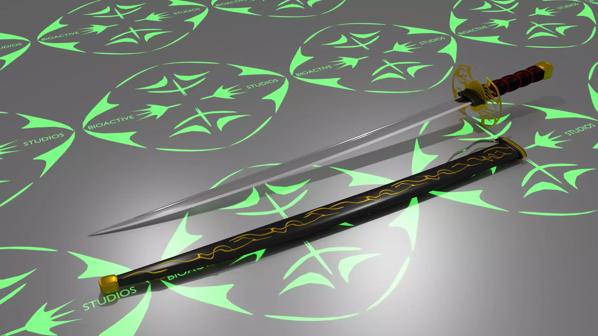 katana of legends-Adventures Of Bio Low-poly 3D model_0