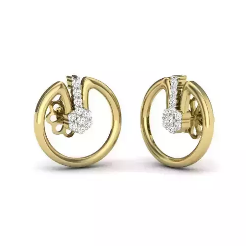 Women earrings 3dm render detail 3D print model