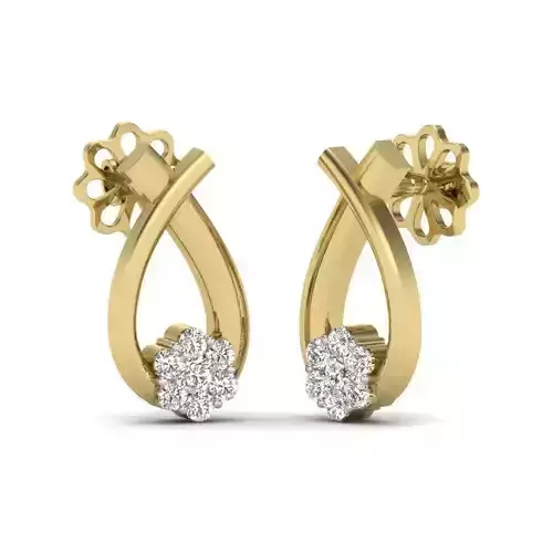 Women earrings 3dm render detail 3D print model