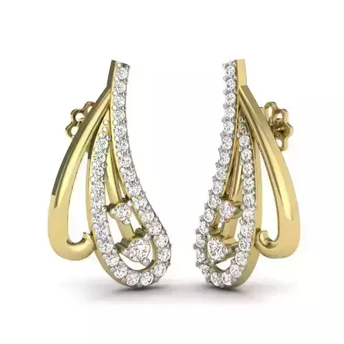 Women earrings 3dm render detail 3D print model