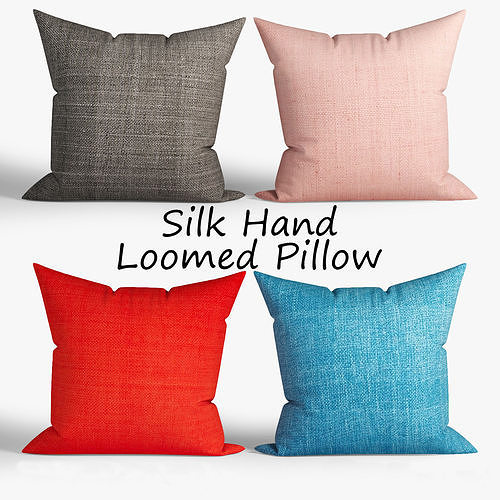 Decorative pillows set 015 3D model