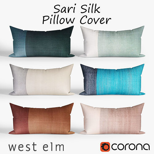 Decorative pillows   set 016 3D model