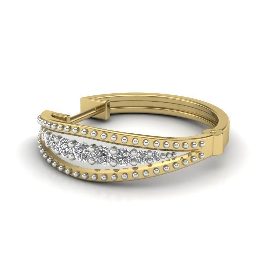 Women earrings 3dm render detail 3D print model 3D print model_4