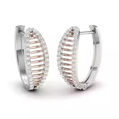 Women earrings 3dm render detail 3D print model