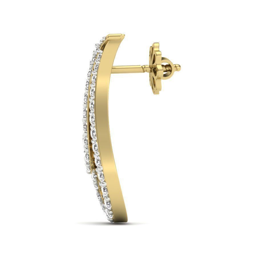 Women earrings 3dm render detail 3D print model 3D print model_3