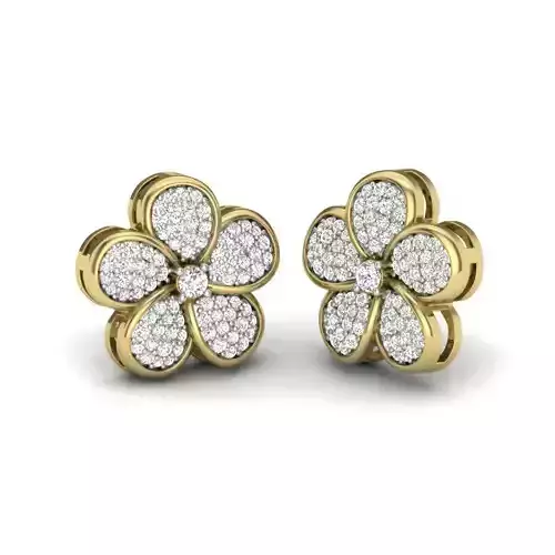 Women earrings 3dm render detail 3D print model