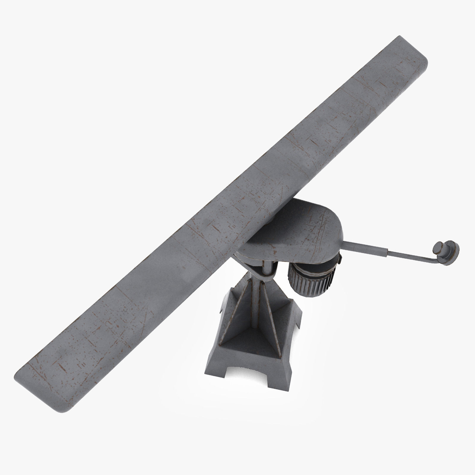 radar ship 3D Model .max .obj .3ds .fbx