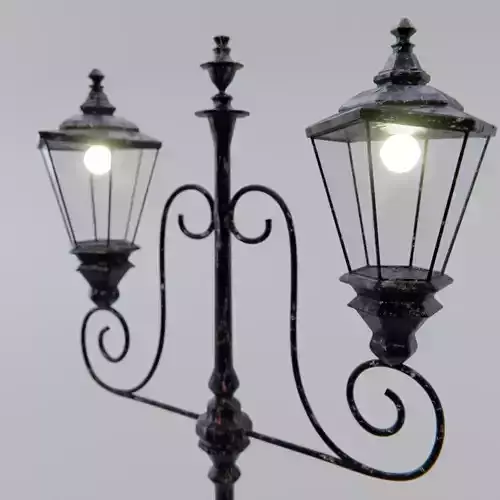 Old Street Lamp Post 