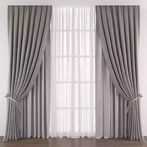 Curtain 357    3d model
