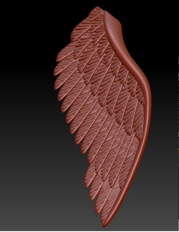 pendant  wing   3D print model_7