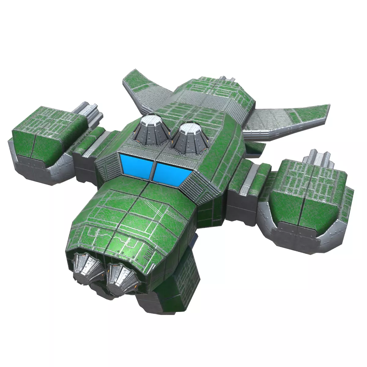 Space Scout Ship Free low-poly 3D model