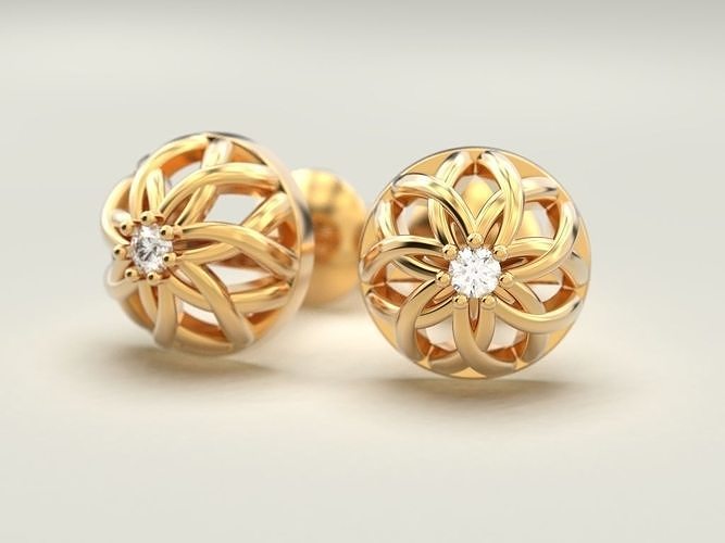 Puset Earring 6 3D print model