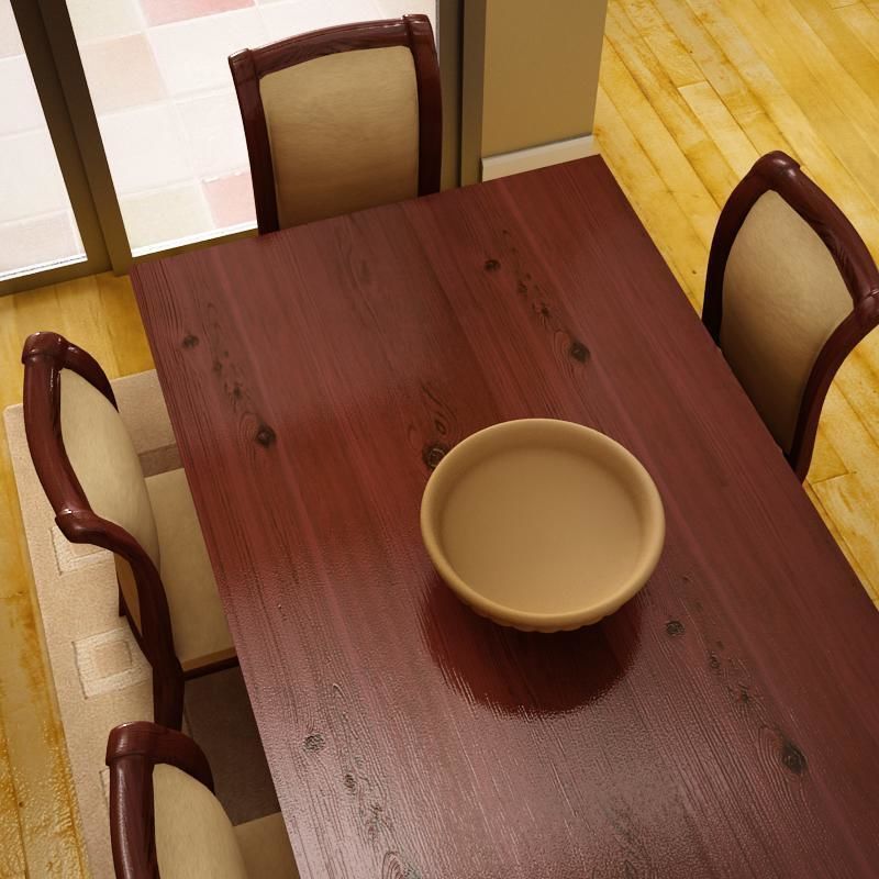 Dinning set dining room furniture 3D model_3