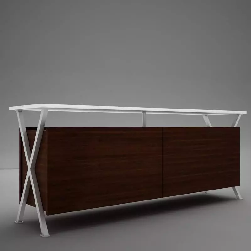 Modern Dining Room Buffet Table 3D model