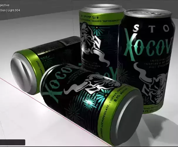 Beer Can - Stone XOCOVEZA Low-poly 3D model