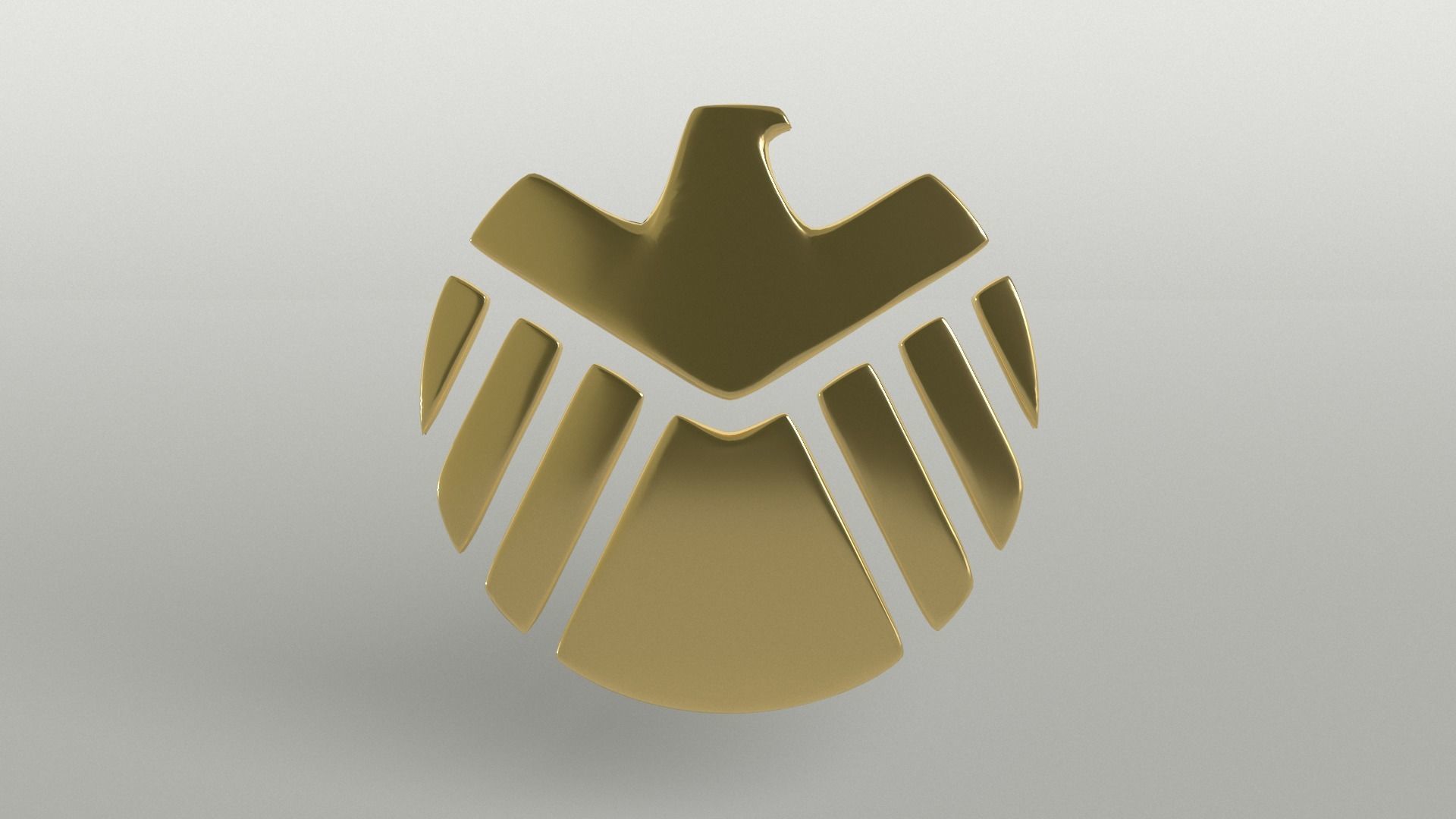 SHIELD Logo Pack 01 Free low-poly 3D model_10