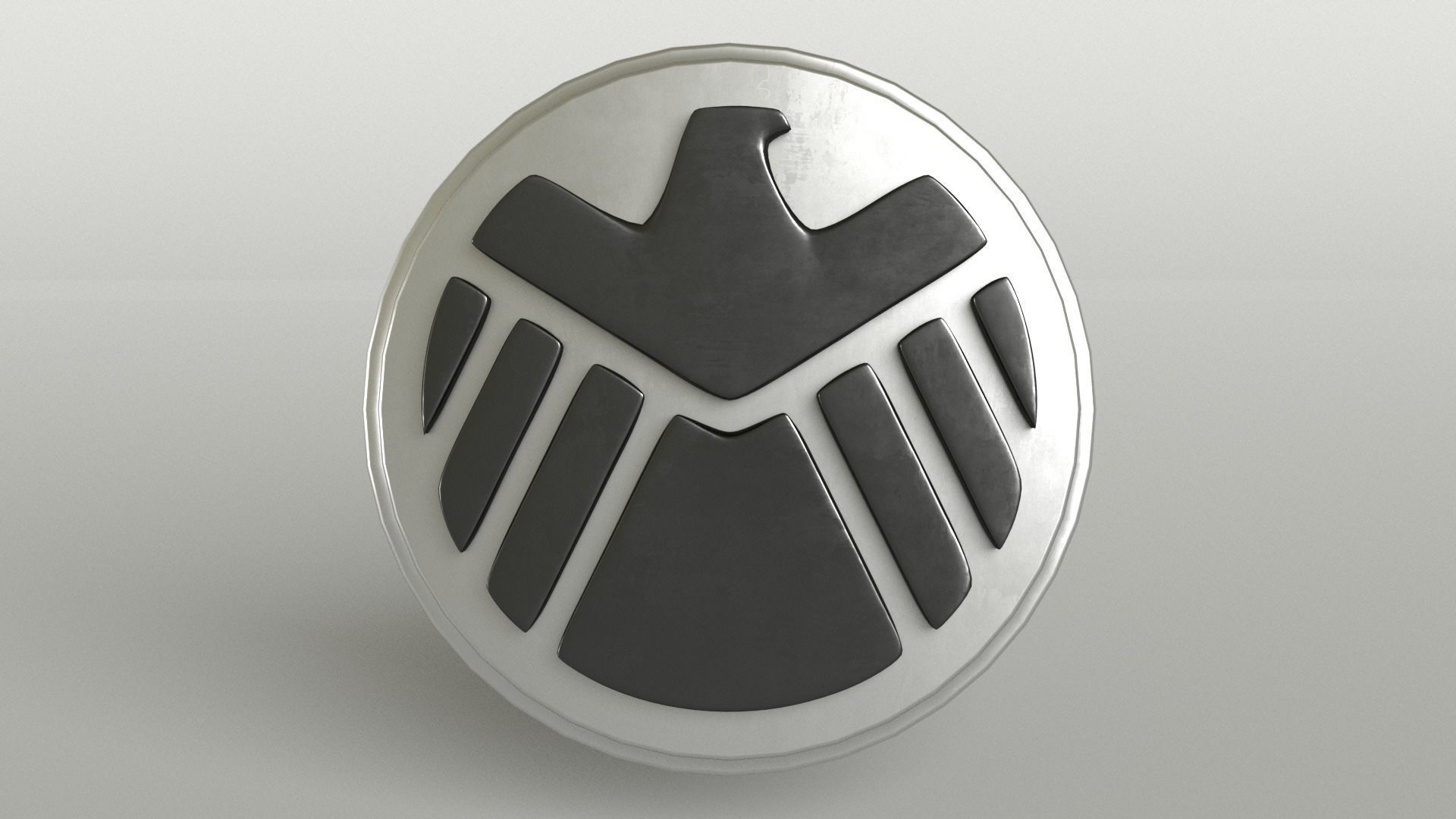 SHIELD Logo Pack 01 Free low-poly 3D model_26