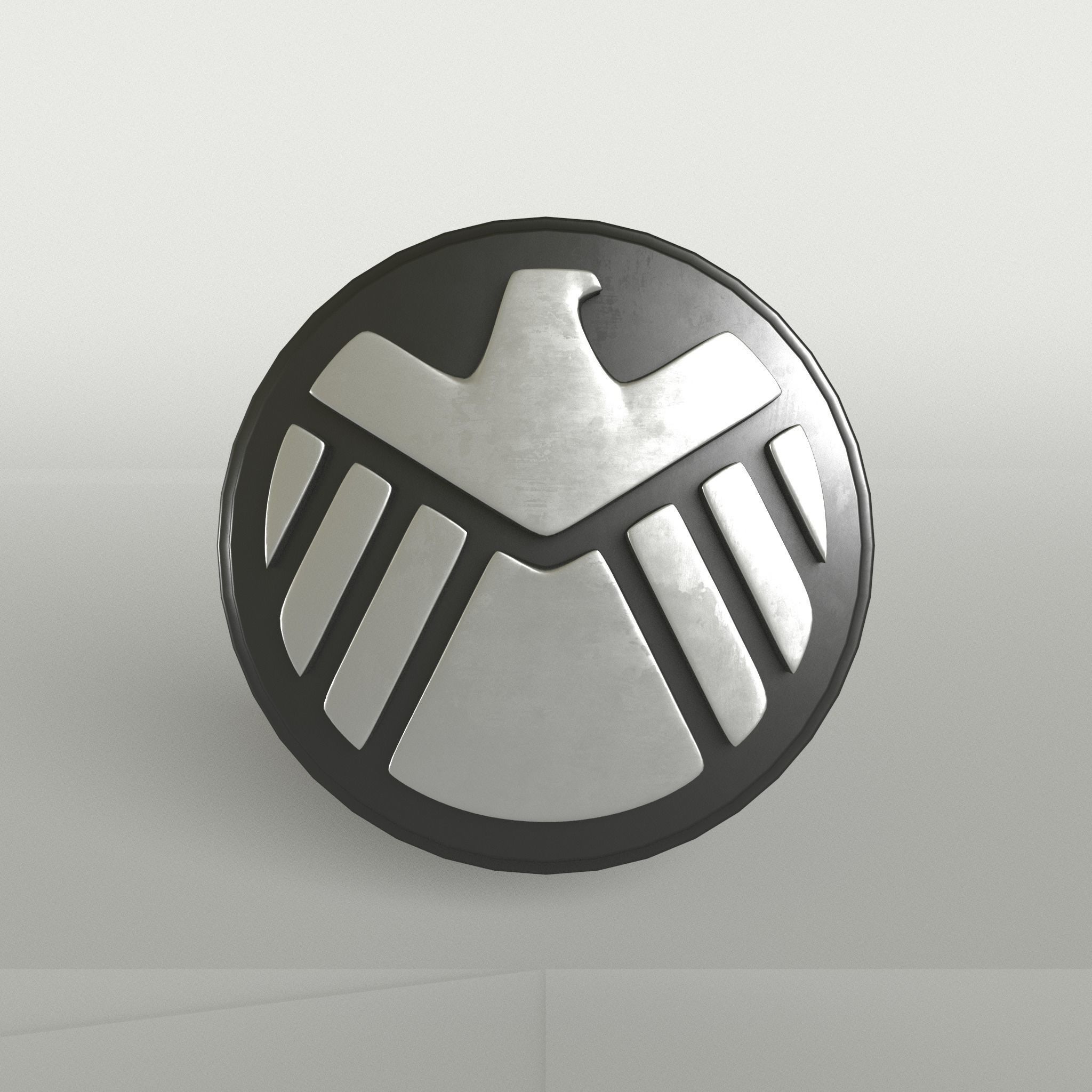 SHIELD Logo Pack 01 Free low-poly 3D model_29