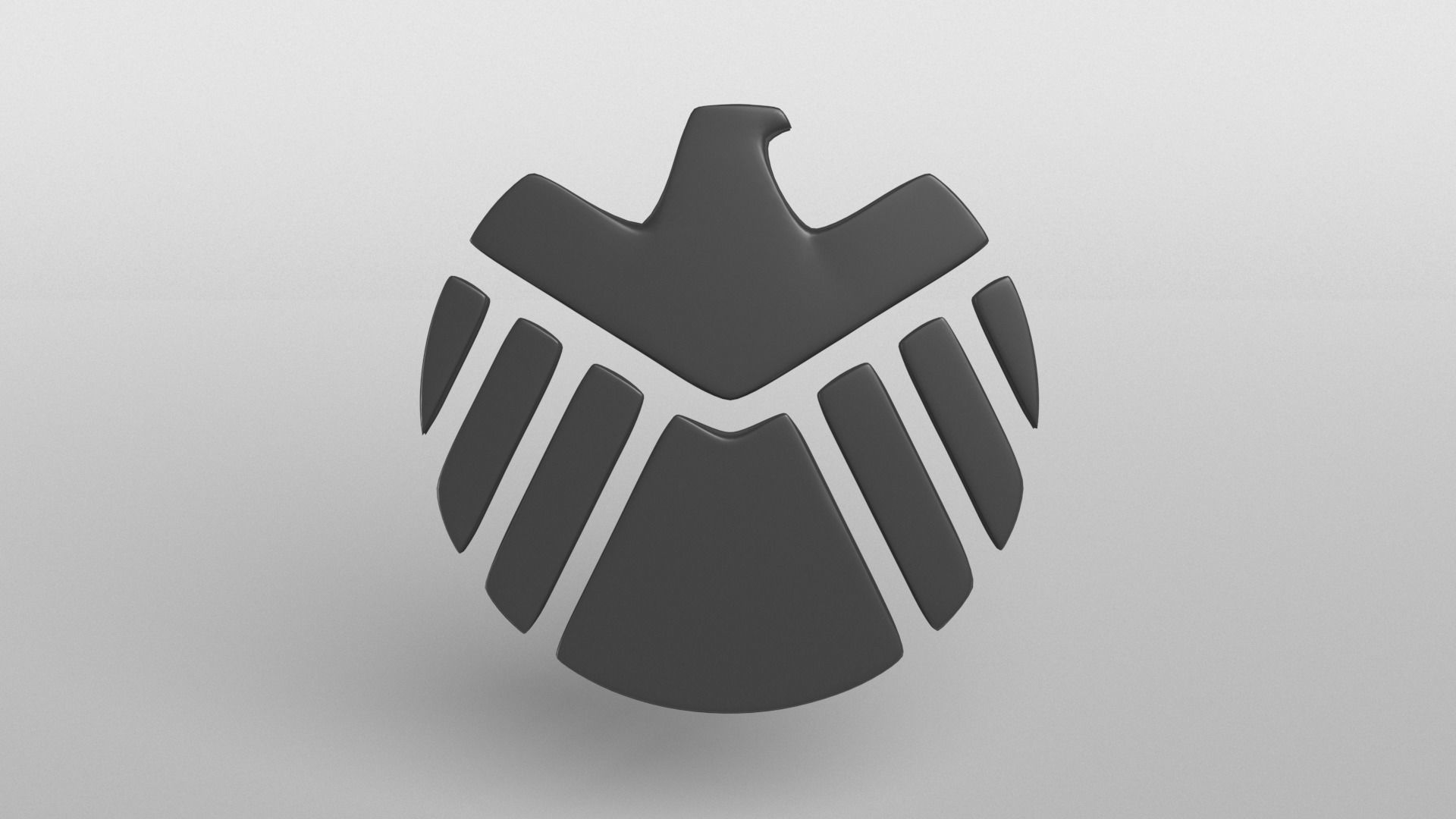 SHIELD Logo Pack 01 Free low-poly 3D model_2