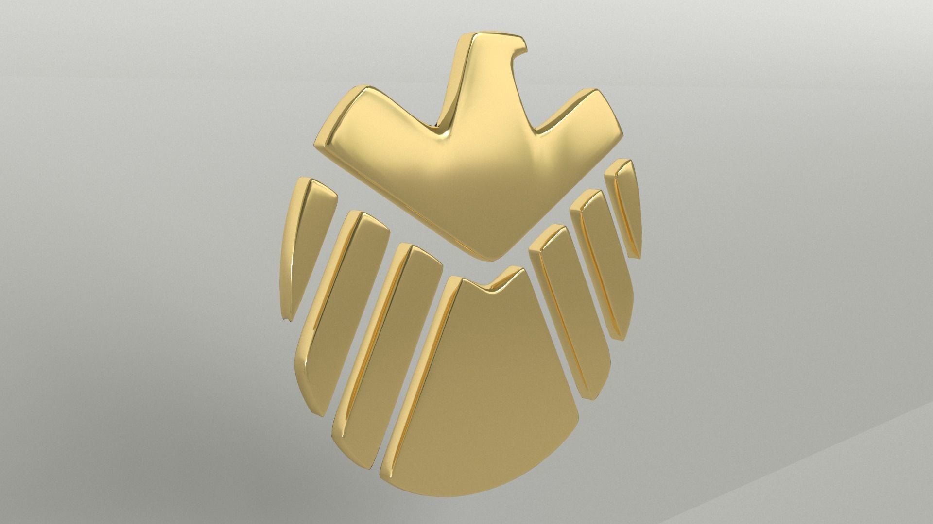 SHIELD Logo Pack 01 Free low-poly 3D model_12