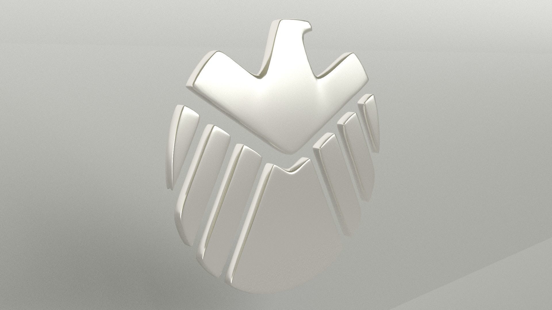 SHIELD Logo Pack 01 Free low-poly 3D model_16