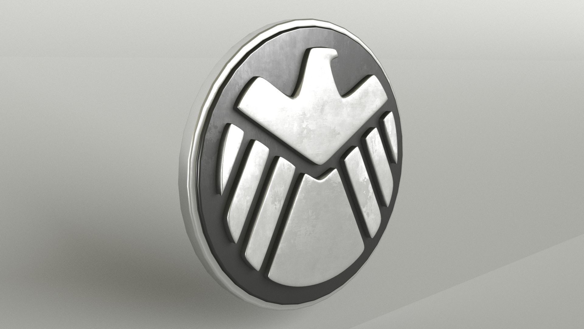 SHIELD Logo Pack 01 Free low-poly 3D model_36