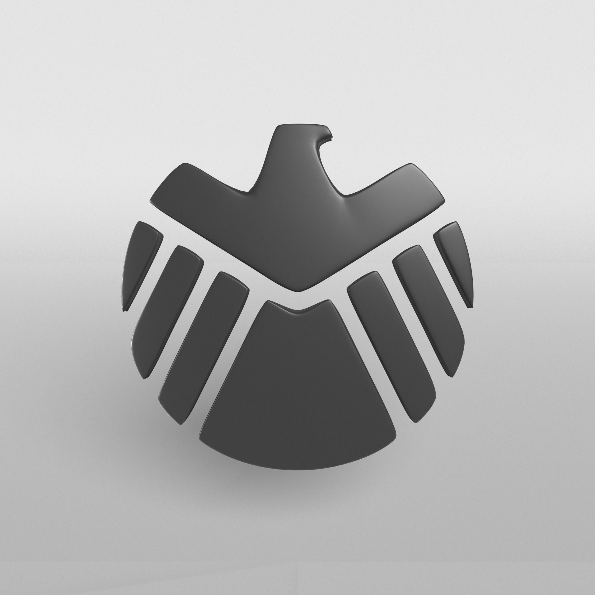 SHIELD Logo Pack 01 Free low-poly 3D model_1