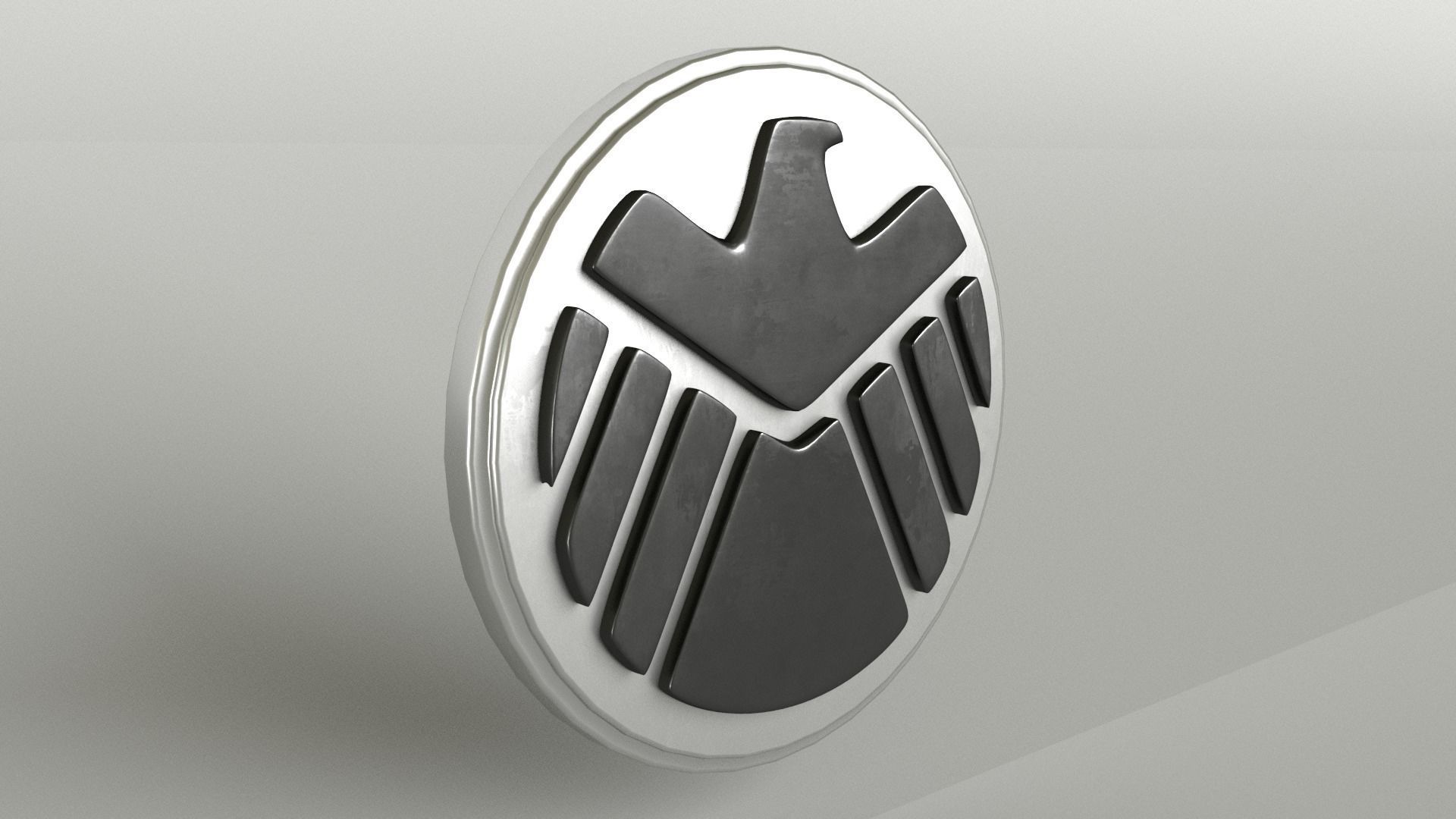 SHIELD Logo Pack 01 Free low-poly 3D model_28