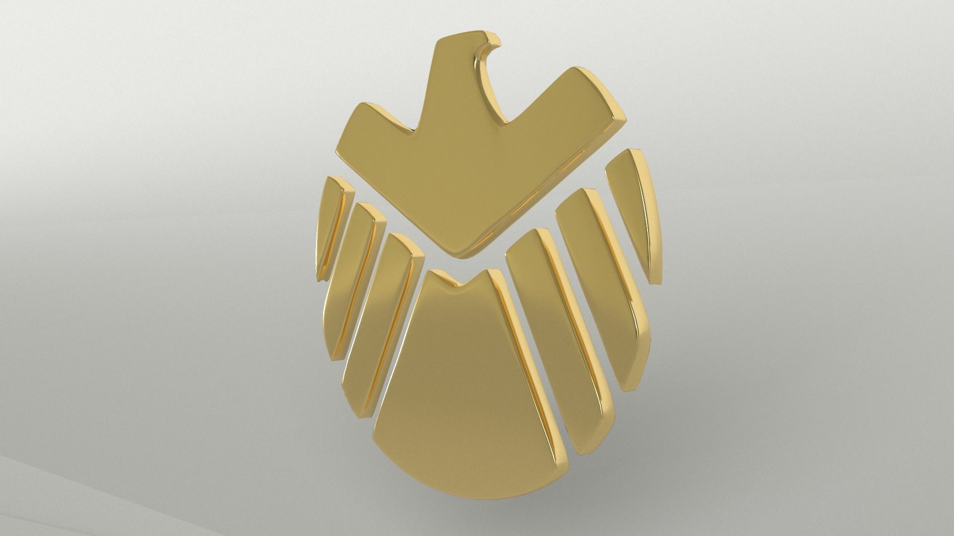 SHIELD Logo Pack 01 Free low-poly 3D model_11