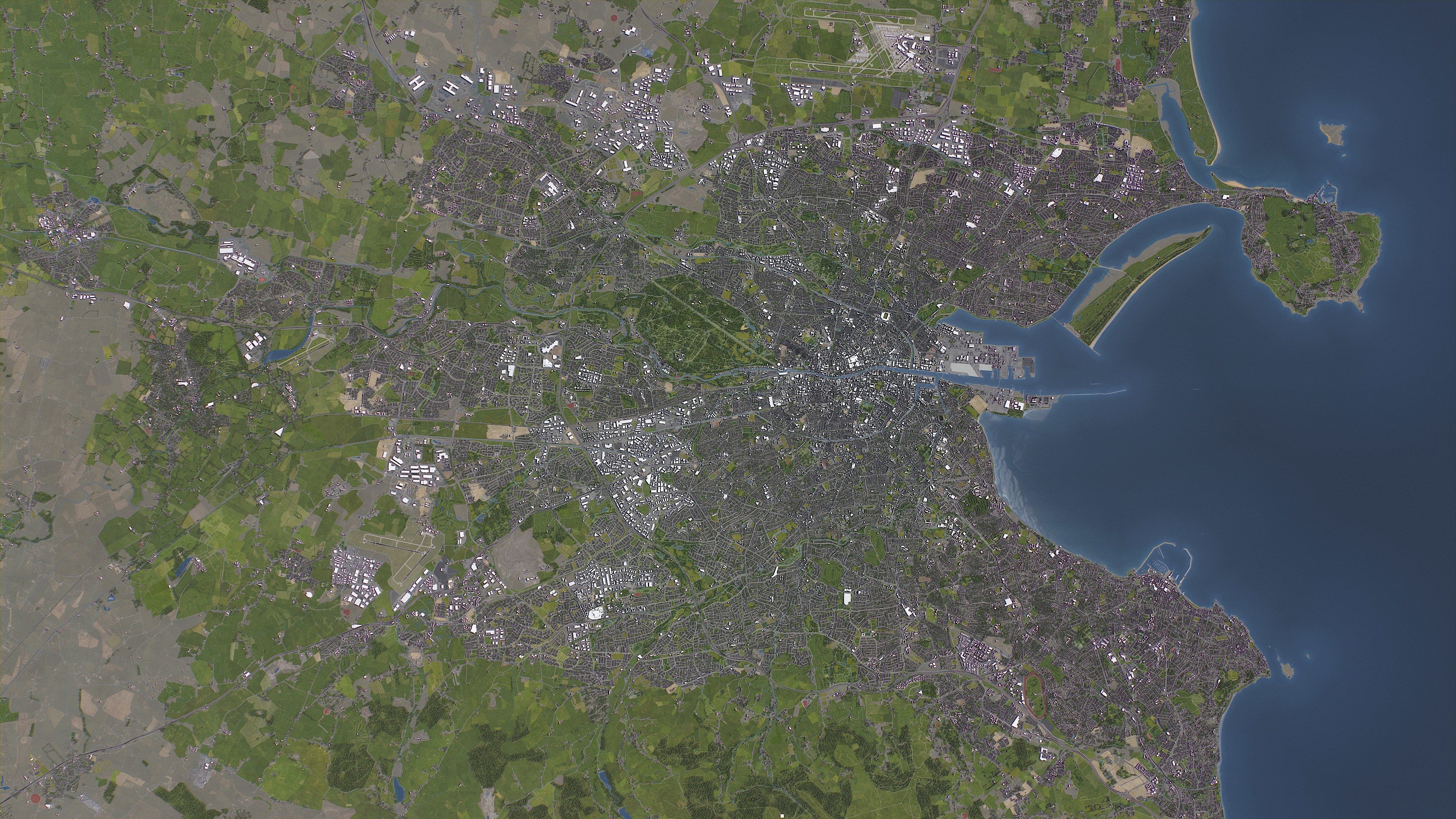 Dublin - 3D City Model Low-poly 3D model_13